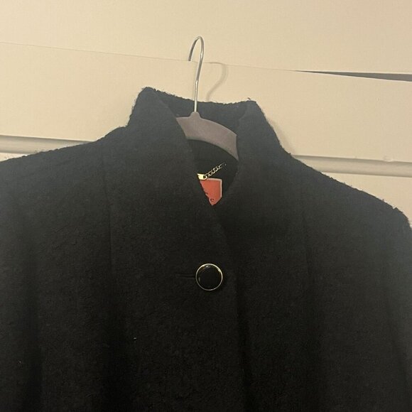 Kate Spade High Neck Wool Blend Coat black small - Picture 5 of 15